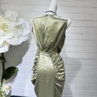 Novedad de verano, vestido ceñido a la cintura de nicho de alta gama con diseño francés, falda larga - details 24