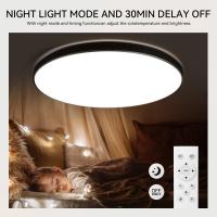 Lámpara de techo de Alta luminosidad para Decoración de interiores plafón Led para dormitorio salón Luz impermeable RGB - details 4