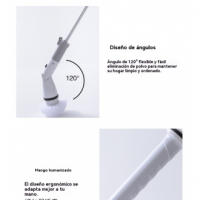 Cepillo de limpieza eléctrico recargable Mango largo, sin cable, ideal para el hogar, la cocina, el baño, el inodoro - details 7