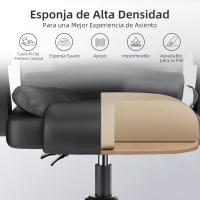 Silla de Oficina Ergonómica Ajustable Silla de Escritorio con Resalto Alto, Función de Inclinación, Silla Reclinable para Computadora - details 5