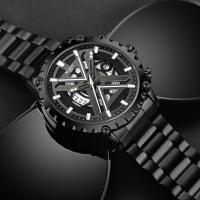 Reloj de hombre reloj de cuarzo calado impermeable moda deportes - details 2