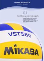 MIKASA VST560 Beach Classic Volleyball White, voleibol de playa para adultos, balones de fútbol para adultos, deportes de equipo - details 2