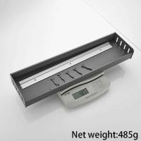 Estante de organización montado en la pared con iluminación para condimentos de pared, gancho de cocina - details 9