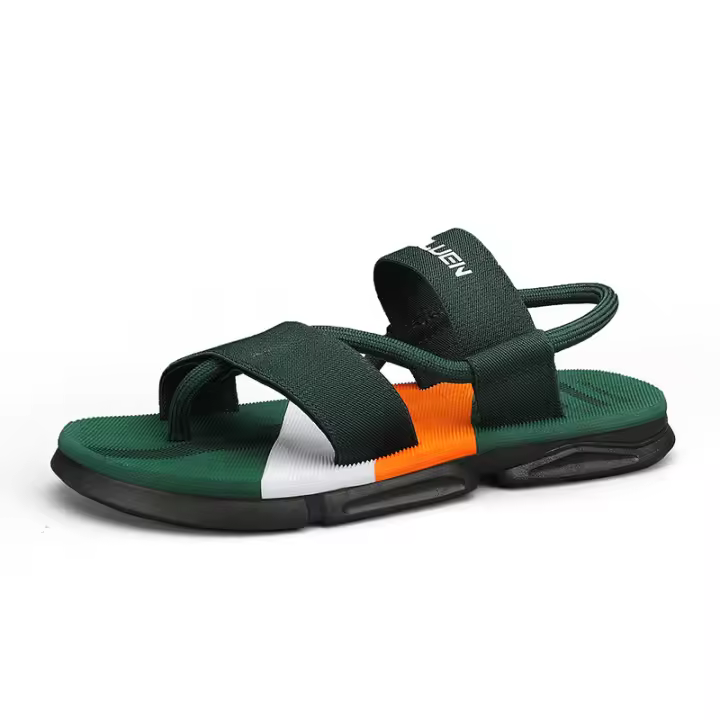 Nuevas sandalias de los hombres con suela de plataforma casual versátil zapatos de playa de los hombres antideslizante desgaste exterior zapatillas geniales - 1