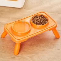Cuencos dobles para comida de gato, cuenco de agua multifunción antideslizante, contenedor de comida para mascotas, cuenco de alimentación estable antideslizante para gatos, gatitos/cachorros/conejitos - details 10