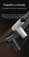 Pistola de masaje muscular MUKASI, masajeador de percusión ultrasilencioso de 5 velocidades, 4 cabezales de masaje, con luz fría para respirar, pistola de masaje para aliviar la fatiga y el dolor - details 2