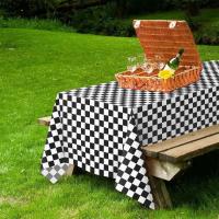 Mantel de Plástico Desechable a Cuadros con Cuadros 137*274cm Ideal para Picnic, Carrera, Fiesta de Coche Cocina y Comedor - details 3