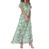 Vestido floral de gasa de las mujeres 2025 nuevo vestido largo primavera y verano impresión falda de gama alta ropa de mujer - details 23