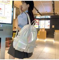 Mochila coreana de gran capacidad para estudiantes de secundaria y universidad, nueva mochila láser versátil de estilo japonés - details 17