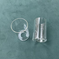 Cilindro de sombra de vidrio transparente, accesorio de luz, cubierta de repuesto para candelabro, candelabro de pared, luz colgante - details 4