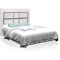 Cabezal para Cama de Matrimonio, Color Andersen Pino y Gris, Medidas: 160 cm (Ancho) x 119,3 cm (Alto) x 3,8 cm (Fondo) - details 0