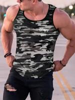2025 Camiseta sin mangas con estampado de camuflaje 3D para hombre, camiseta sin mangas para deportes al aire libre, camiseta sin mangas para hombre a la moda de verano para todos los días - details 2