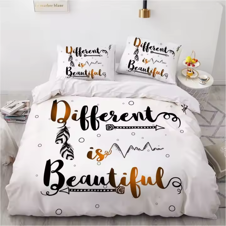 Funda de edredón con diseño 3D clásico, ropa de cama personalizada, edredón, funda de edredón, juego de cama completo King Queen, tamaño doble individual, textil para el hogar - 1