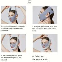 Vende línea en V adelgazante, cinturón de estiramiento, correa de masaje facial antiarrugas, reductor de papada, herramientas para el cuidado de la piel - details 3