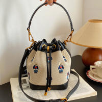 Nuevo bolso casual de moda de oso de alta gama, bolso de cubo portátil, bolso de mensajero de hombro. - details 18