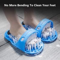Zapatillas de Ducha de Piedra Pómez Masajeador de Pies de Plástico para Cuidado de Pies - details 4
