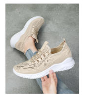 Zapatillas de running ligeras de malla con suela blanda para mujer, zapatillas deportivas informales huecas y transpirables - details 12
