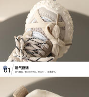 Zapatillas deportivas para niños 2025 primavera nuevos compañeros de clase transpirables zapatos de papá de moda casual para niños zapatos ligeros para niña pequeña - details 2
