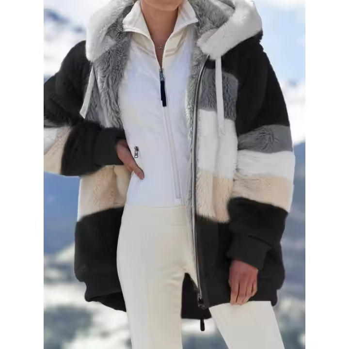Ropa de Abrigo para Mujer Chaqueta de Invierno Sudadera con capucha de gran tamaño - 1