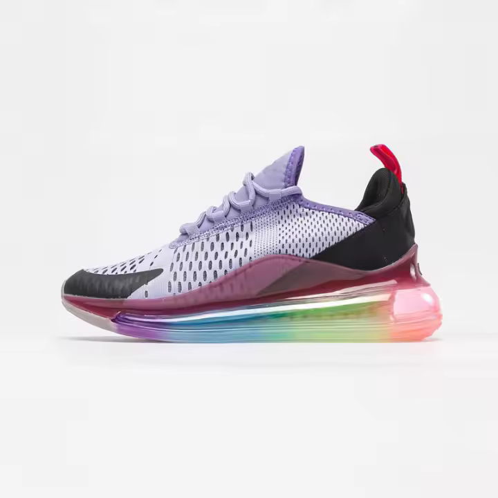 Max270 Zapatos zapatos de los hombres de la plataforma transpirable zapatos para correr completo de la palma de aire cojín zapatos de los hombres y las mujeres todo negro cómodo casual zapatos deportivos garantía de calidad de un año - 1