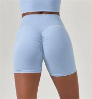 Pantalones cortos deportivos de Yoga, pantalones cortos de cintura alta para realzar la cadera, Fitness, correr, pantalones cortos de 3 puntos, medias de gimnasio de secado rápido - details 12