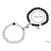 2 pulseras magnéticas de amistad de amor para parejas a juego, joyería de cumpleaños para mujeres y niñas - details 1
