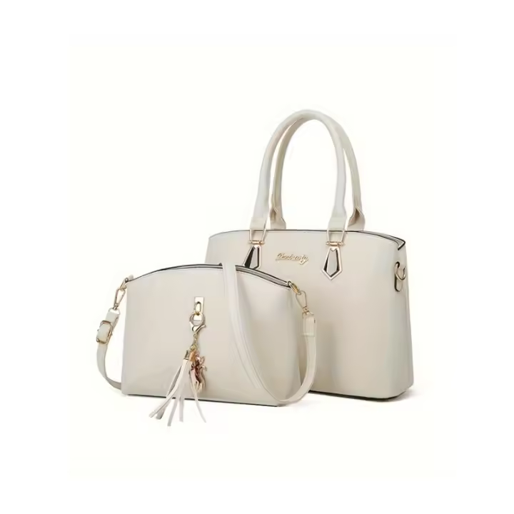 Nuevo Bolso de Hombro para Mujer de Alta Gama Moda Europea Americana Cierre de Hebilla Alineado - 1