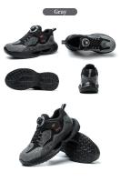 Zapatillas de trabajo con hebilla giratoria, zapatos protectores, zapatos de seguridad industrial a prueba de pinchazos, zapatos con punta de acero antigolpes - details 13
