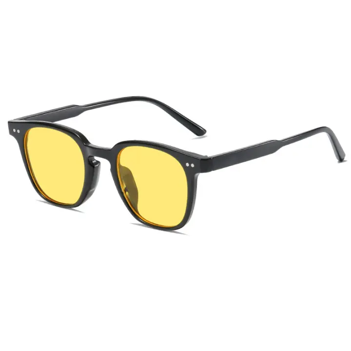 Gafas de sol para hombre, gafas de sol redondas pequeñas de marca de lujo para hombre y mujer - 1