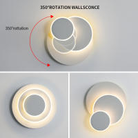 Goeco Luces de techo Dos luces redondas triples 15W Luz blanca cálida 3000K - details 3