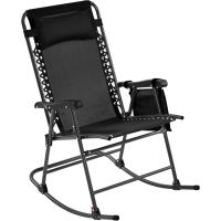 Plegable Carga 120KG con Reposabrazos y Apoyo para Cabeza 102x65,5x103 cm para Exterior Acampar Porche Balcón Beige - details 9