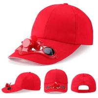 Gorra de béisbol con energía solar de verano, visera con ventilador de refrigeración para uso en exteriores - details 3