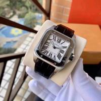 Reloj cuadrado de cuarzo para hombre y mujer, cronógrafo de marca, serie Santos - details 0