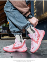 Nueva pareja de zapatillas deportivas de media ayuda, resistentes al desgaste, para baloncesto. - details 28