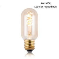 Bombilla incandescente regulable de 220V, 4W, 40W, T45, E27, bombilla de filamento LED de ardilla, tipo bayoneta, Bombilla Edison Vintage, lámpara Retro - details 0