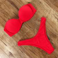 Bañador brasileño Sexy para mujer, conjunto de Bikini con sujetador de realce, traje de baño de dos piezas, ropa de playa de cintura baja, bañador de leopardo - details 21