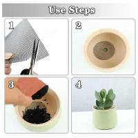Juego de  100/50 Tolvas para Flores con Malla Circular Impermeable Anti-corrosión para Drainaje Breatable Herramienta Horticultural para Plantas - details 5