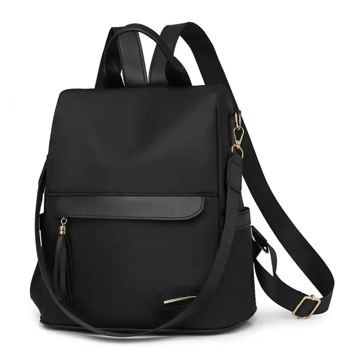 Mochila informal de nailon resistente al agua para mujer, bolsos de hombro de viaje de gran capacidad, mochila antirrobo de marca a la moda para mujer - 1