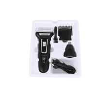 Kemei-Afeitadora eléctrica multifunción 3 en 1 para hombre, maquinilla de afeitar recíproca, recargable, recortadora de pelo de oreja y nariz, máquina de corte de pelo - details 6