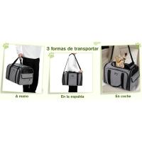Transportin Gato Perro Pequeño Extensible