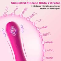 Leten potente vibrador de punto G consolador de silicona suave masajeadores vibratorios clítoris estimulación Anal de la vagina juguetes sexuales para adultos para mujeres - details 4