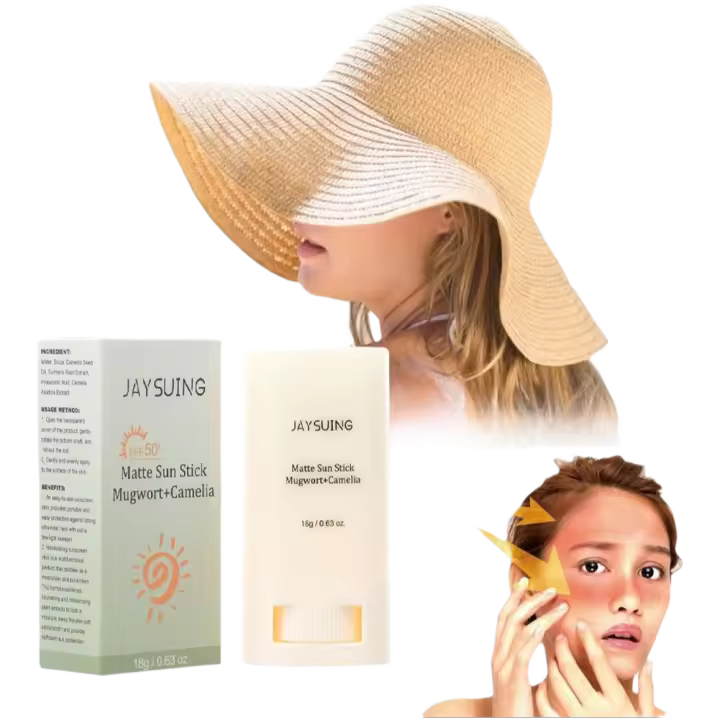 Barra de Protección Solar SPF50+ Acabado Mate Blanqueador Refrescante para Piel de Verano - 1