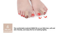 Pad de Silicona para Pie Herramienta de Cuidado de Pies Separador de Dedos Corrector de Hallux Relievo de Bunión Ajustador de Hueso - details 7