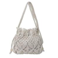 Mochila de Playa de Paja Tejida a Mano de Leten Estilo Occidental Versátil Alta Gama Lusso - details 2