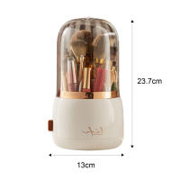 Soporte organizador de brochas de maquillaje, diseño de separación, rotación de 360 ​​grados °   para escritorio y baño - details 2
