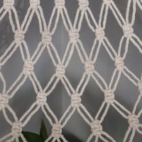 Hamaca de juguete de peluche bohemia, forma Triangular, cesta de almacenamiento de malla colgante, red de pared con borlas de algodón para dormitorio y sala de estar - details 4
