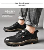 Zapatillas de deporte de alta calidad para hombre, zapatos informales de cuero para hombre, calzado deportivo Retro transpirable para caminar, zapatillas de senderismo al aire libre - details 6