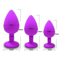 Tapón Anal de silicona Unisex, tapón sexual de 3 tamaños diferentes, productos para adultos, entrenador Anal para parejas, Juguetes sexuales - details 10