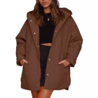 Chaquetas con capucha para mujer, abrigos informales a la moda, Otoño e Invierno - details 4