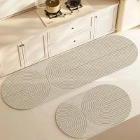 Alfombra de cocina superabsorbente, felpudo largo de diatomita, suave, lavable, antideslizante, para entrada de baño - details 12